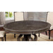 Arcadia Rustic Natural Tone Round Dining Table - Visions in Furniture (La Mirada, CA)