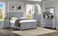 Castlile Bed Grey - Visions in Furniture (La Mirada, CA)