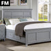 Castlile Bed Grey - Visions in Furniture (La Mirada, CA)