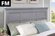 Castlile Bed Grey - Visions in Furniture (La Mirada, CA)