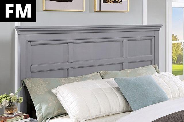 Castlile Bed Grey - Visions in Furniture (La Mirada, CA)