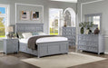 CASTLILE Queen Bed, Gray - Visions in Furniture (La Mirada, CA)
