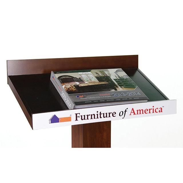 Catalia Dark Oak/Espresso Book Stand - Visions in Furniture (La Mirada, CA)