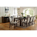 CATERINA Dining Table w/ 1 x 18" Leaf - Visions in Furniture (La Mirada, CA)