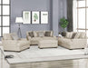ARDENFOLD Ottoman, Beige & Gray - Visions in Furniture (La Mirada, CA)