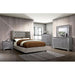 Cayla Bed Silver & Grey - Visions in Furniture (La Mirada, CA)