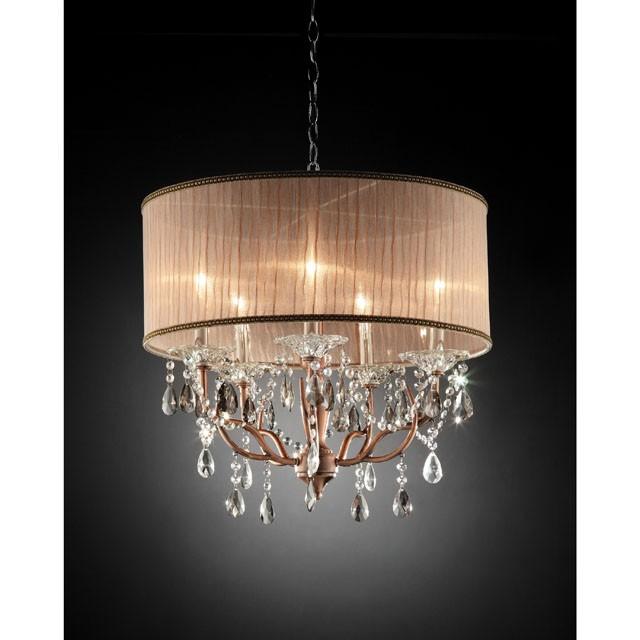 CECELIA Ceiling Lamp, Hanging Crystal - Visions in Furniture (La Mirada, CA)