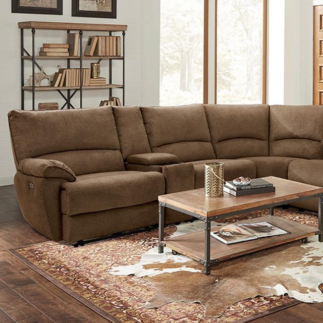 CERELIA Power Sectional, Brown - Visions in Furniture (La Mirada, CA)