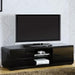 Cerro Black 59" TV Console, Black - Visions in Furniture (La Mirada, CA)
