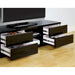 Cerro Black 59" TV Console, Black - Visions in Furniture (La Mirada, CA)