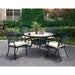 Charissa Round Patio Table - Visions in Furniture (La Mirada, CA)