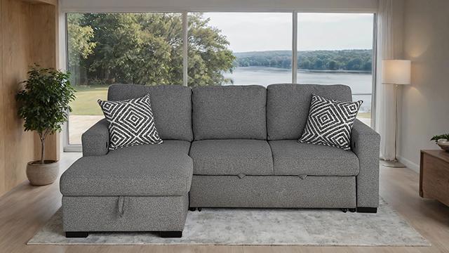 Chatham Sectional Gray - Visions in Furniture (La Mirada, CA)