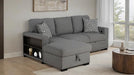 Chatham Sectional Gray - Visions in Furniture (La Mirada, CA)