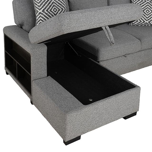 Chatham Sectional Gray - Visions in Furniture (La Mirada, CA)