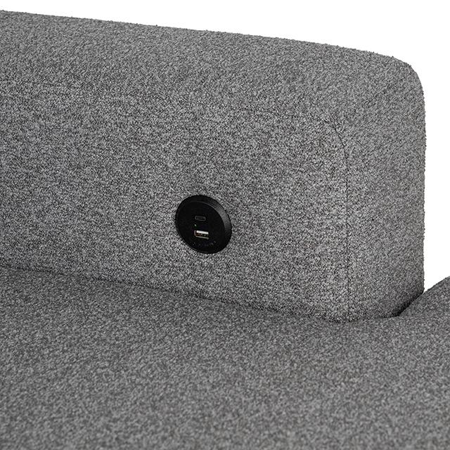 Chatham Sectional Gray - Visions in Furniture (La Mirada, CA)