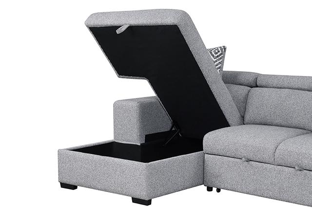 Chatteris Sectional Contemporary - Visions in Furniture (La Mirada, CA)