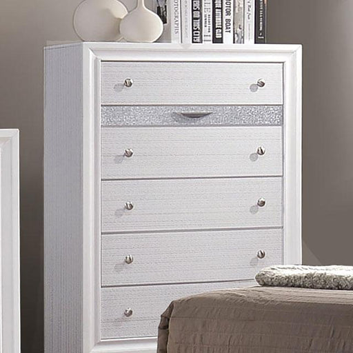 Chrissy White Chest - Visions in Furniture (La Mirada, CA)