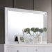 Chrissy White Mirror - Visions in Furniture (La Mirada, CA)