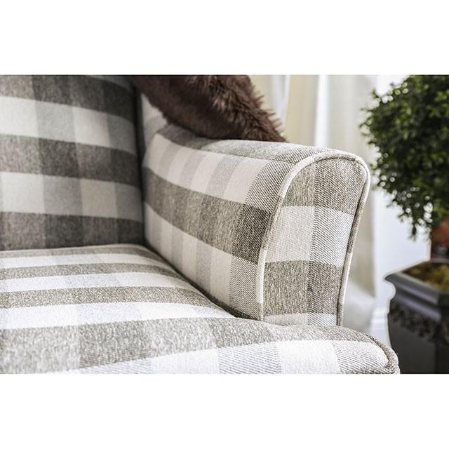 Christine Light Gray Chair - Visions in Furniture (La Mirada, CA)