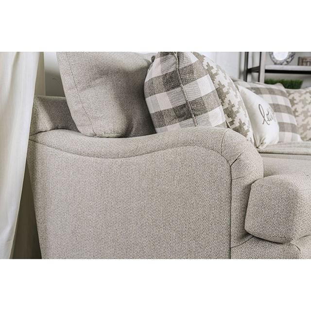 Christine Light Gray Sofa - Visions in Furniture (La Mirada, CA)