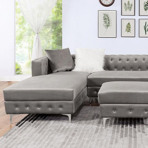 CIABATTONI Sectional, Gray - Visions in Furniture (La Mirada, CA)