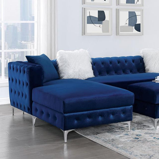 CIABATTONI Sectional, Navy - Visions in Furniture (La Mirada, CA)
