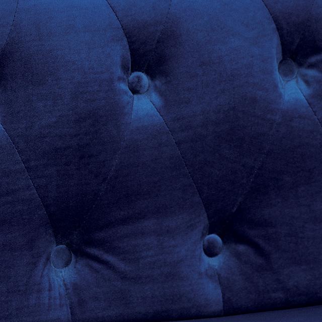 CIABATTONI Ottoman, Navy - Visions in Furniture (La Mirada, CA)
