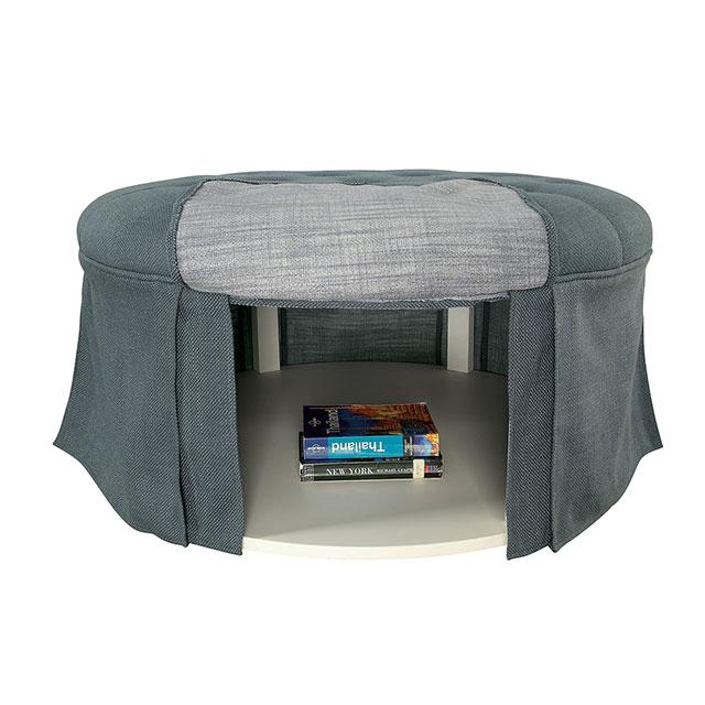 Claes Round Ottoman - Visions in Furniture (La Mirada, CA)