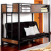 CLAPTON Black Twin Bed w/ Futon Base - Visions in Furniture (La Mirada, CA)