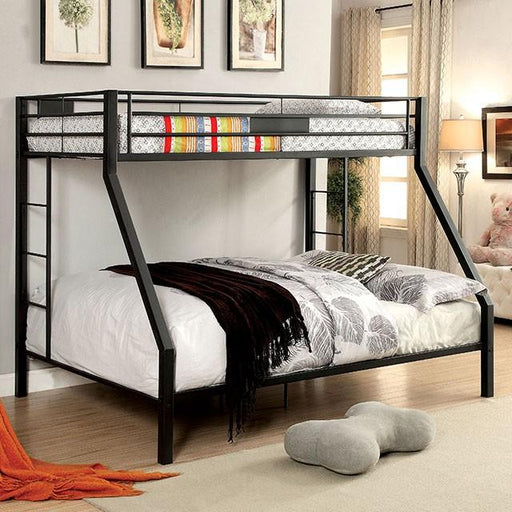 CLAREN Black Twin/Queen Bunk Bed - Visions in Furniture (La Mirada, CA)