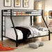 CLAREN Black Twin/Queen Bunk Bed - Visions in Furniture (La Mirada, CA)