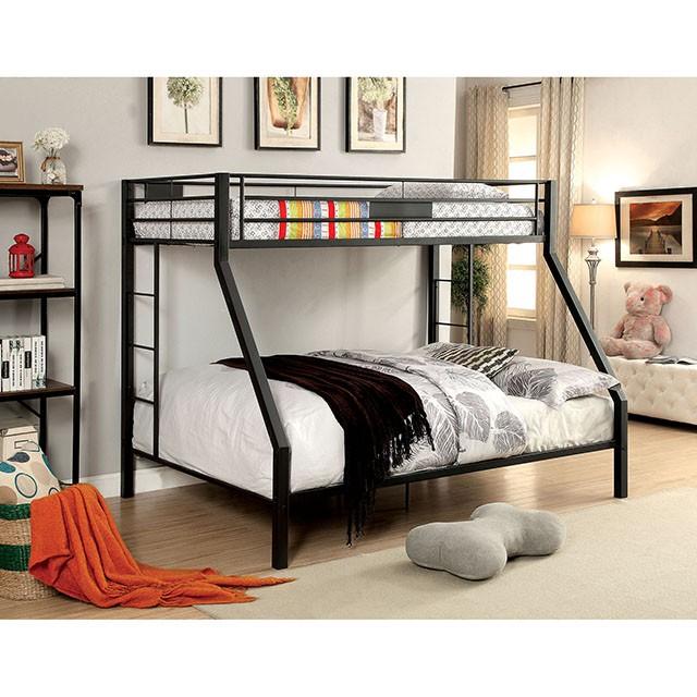 CLAREN Black Twin/Queen Bunk Bed - Visions in Furniture (La Mirada, CA)