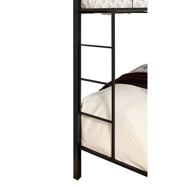 CLAREN Black Twin/Queen Bunk Bed - Visions in Furniture (La Mirada, CA)