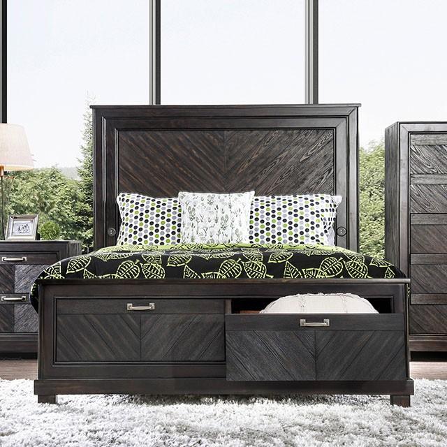 Argyros Espresso Cal.King, E.King, & Queen Bed - Visions in Furniture (La Mirada, CA)