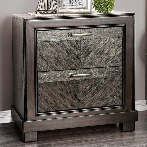 Argyros Espresso Night Stand - Visions in Furniture (La Mirada, CA)
