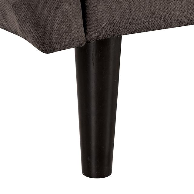 Aristide Futon Sofa Grey & Brown - Visions in Furniture (La Mirada, CA)