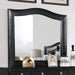 Ariston Mirror White, Silver, & Black - Visions in Furniture (La Mirada, CA)