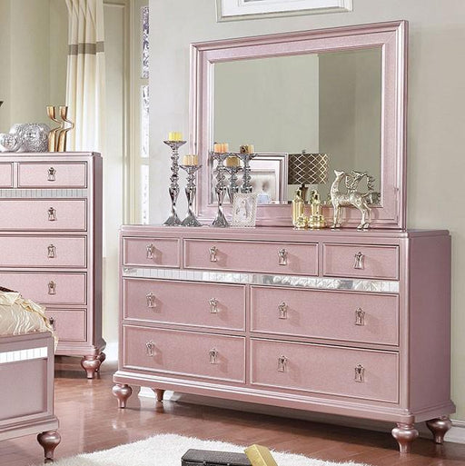 Ariston Rose Gold Dresser - Visions in Furniture (La Mirada, CA)