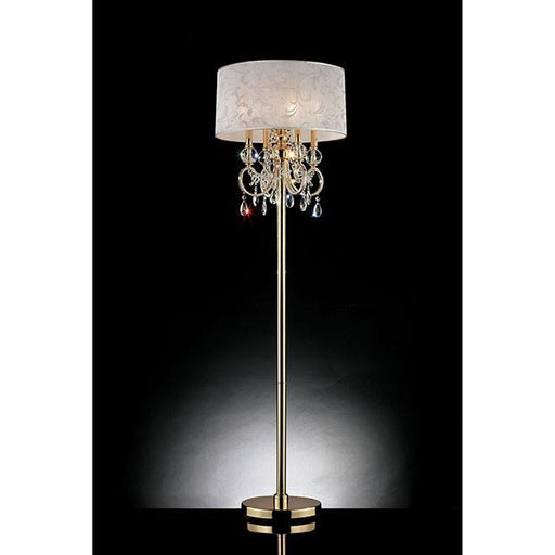 Deborah Gold 63"H Gold Floor Lamp - Visions in Furniture (La Mirada, CA)