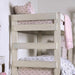 Arlette Twin/Twin Bunk Bed Brown, Black, Gray, & White - Visions in Furniture (La Mirada, CA)