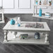 Arlington Antique White Coffee Table - Visions in Furniture (La Mirada, CA)