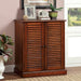 Della Oak Shoe Cabinet - Visions in Furniture (La Mirada, CA)