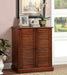 Della Oak Shoe Cabinet - Visions in Furniture (La Mirada, CA)