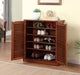 Della Oak Shoe Cabinet - Visions in Furniture (La Mirada, CA)
