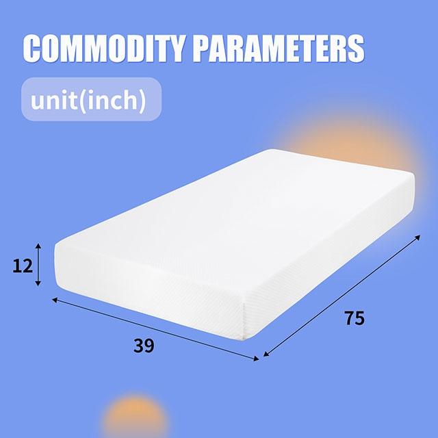 Artemisia 12" Memory Foam Mattress - Visions in Furniture (La Mirada, CA)