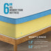 Artemisia 6" Full, Queen, & Twin Memory Foam Mattress - Visions in Furniture (La Mirada, CA)