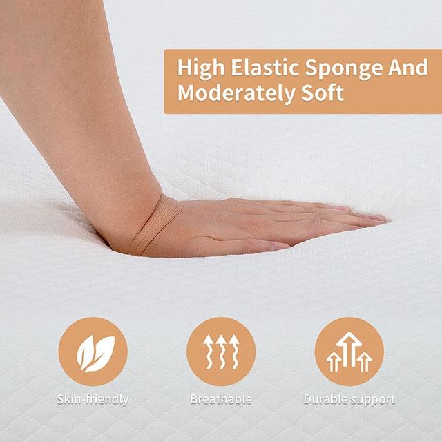 Artemisia 8" Memory Foam Mattress White - Visions in Furniture (La Mirada, CA)
