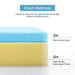Artemisia 8" Memory Foam Mattress White - Visions in Furniture (La Mirada, CA)