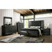Demetria Metallic Gray Night Stand - Visions in Furniture (La Mirada, CA)