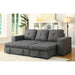 DENTON Sectional, Gray - Visions in Furniture (La Mirada, CA)